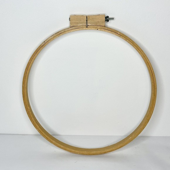 Boye 14” Round Wood Embroidery Hoop Quilting Sewing Cross stitch Decor Cottage - Picture 1 of 4